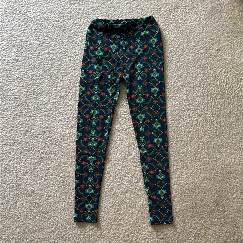 Floral Patterned LuLaRoe Leggings